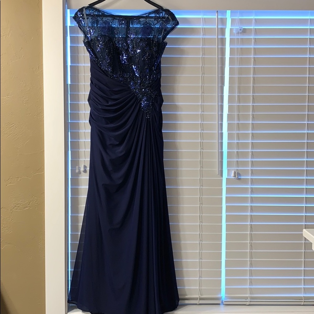 Navy blue formal dress